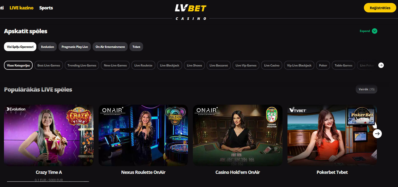 LV BET Latvia: Exploring the Online Casino and Sports Betting Experience